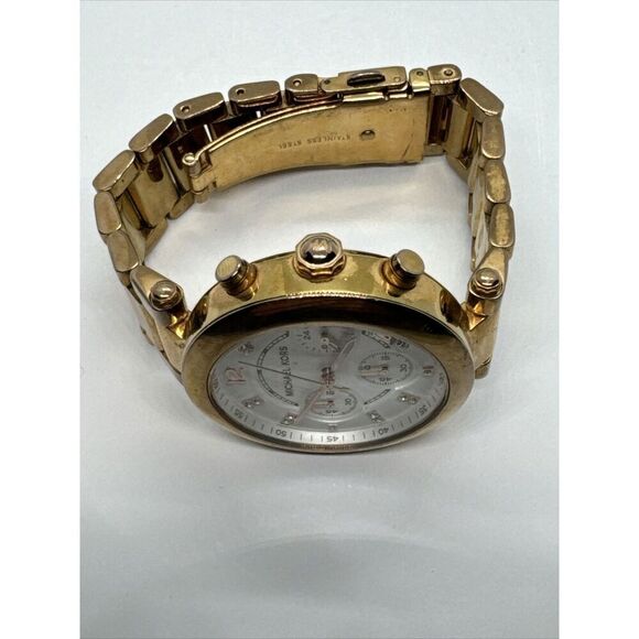 Michael Kors Parker MK5806 Women Rose Gold Steel Analog Dial Wrist Watch JNA871 main image 5